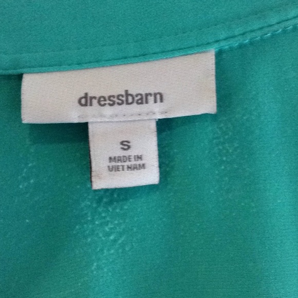 Sale 3/15 Cute work top turquoise - Picture 4 of 4